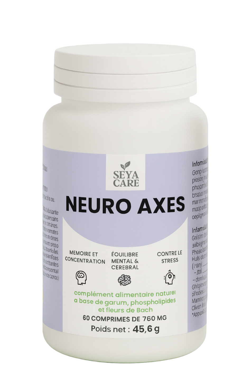 NEURO AXES Régule mémoire - mental - concentration - stress