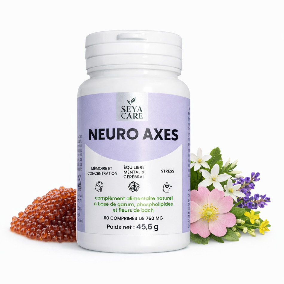 NEURO AXES Régule mémoire - mental - concentration - stress