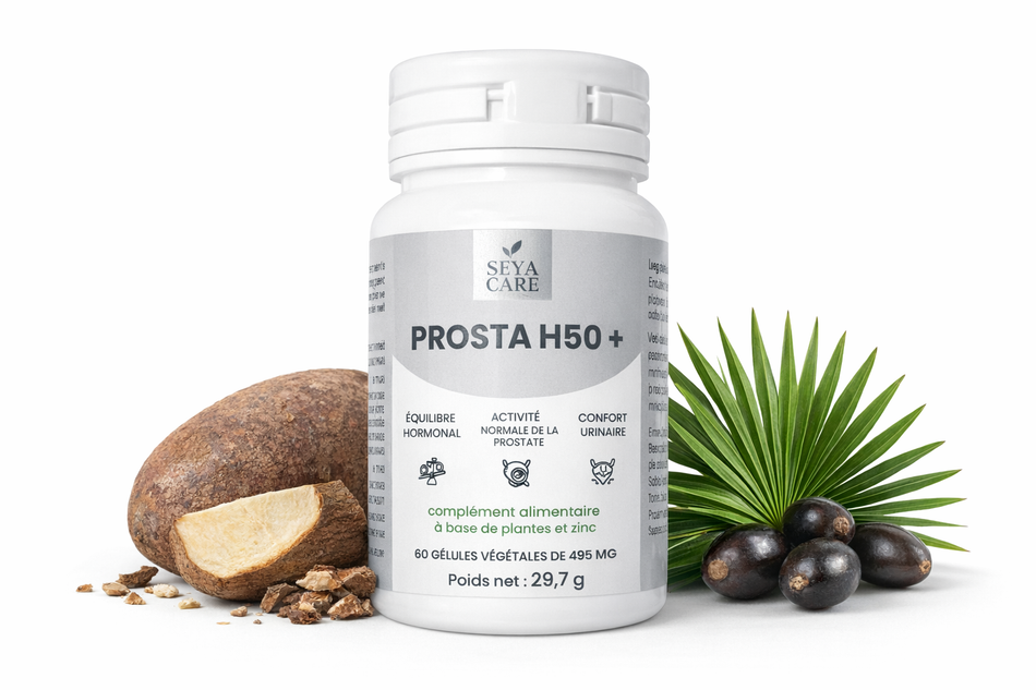 PROSTA H50+ - Équilibre hormonal - santé de la Prostate - confort urinaire
